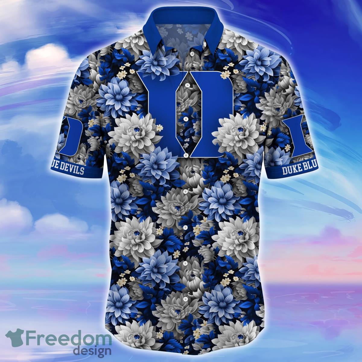 Duke Blue Devils Trending Hawaiian Shirt Great Gift For Fans Product Photo 2