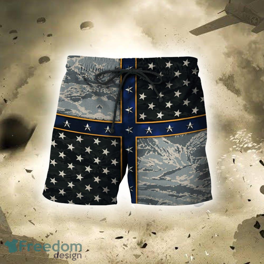 US Army Veteran Eagle Hawaiian Shirt And Short Set Men Women - Freedomdesign