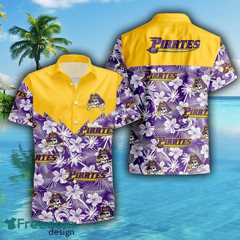 East Carolina Pirates NCAA Coconut Tree Hawaiian Shirt - Freedomdesign