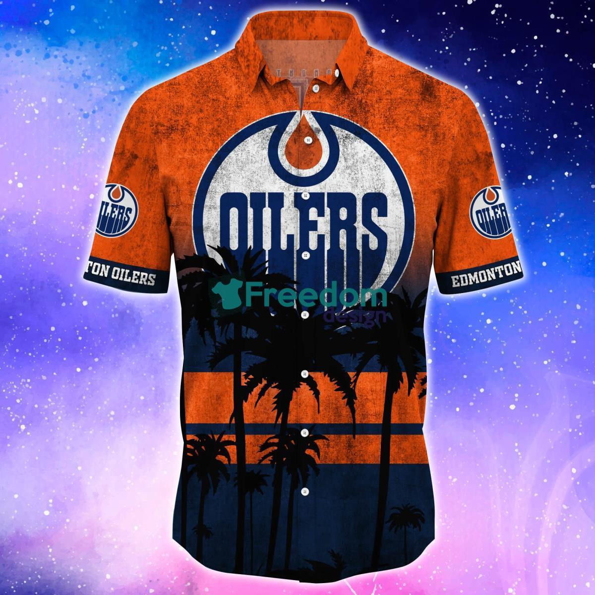 LIMITED] Edmonton Oilers NHL-Summer Hawaiian Shirt And Shorts, For