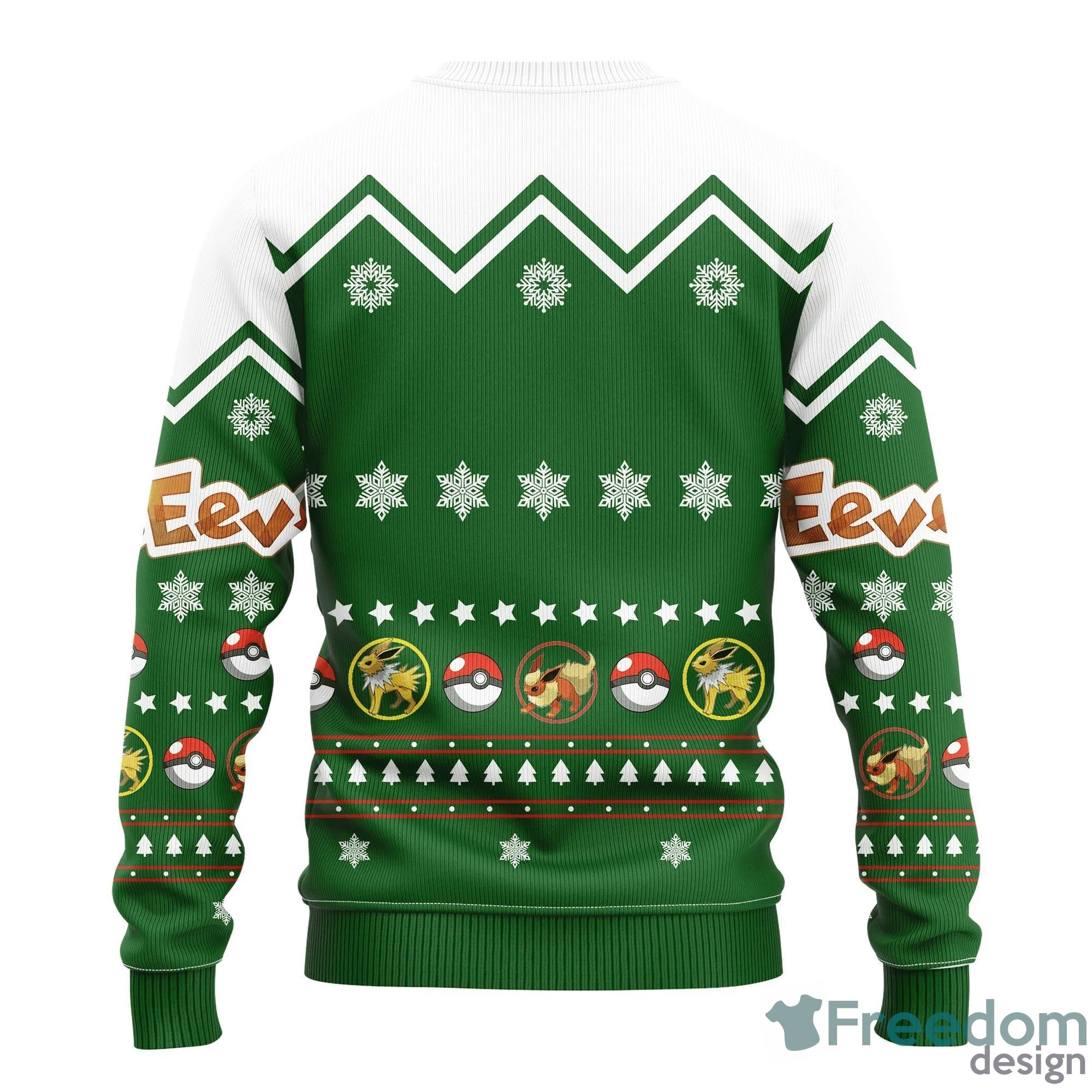 Eevee Pokemon Thanksgiving Women Mens Ugly Christmas Sweater - Eevee Pokemon Ugly Christmas Sweater Amazing Gift Idea Thanksgiving Gift_3 Eevee Pokemon Thanksgiving Women Mens Ugly Christmas Sweater - Eevee Pokemon Ugly Christmas Sweater Amazing Gift Idea Thanksgiving Gift_3