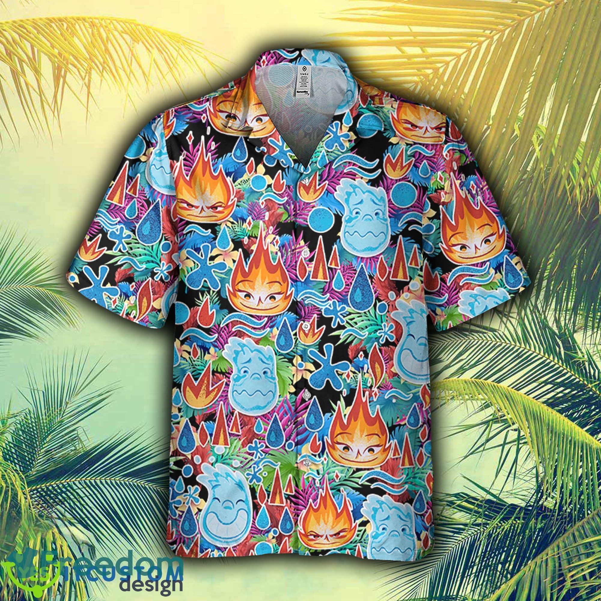 Men's Tropical & Jaguar Print Hawaiian Cycling Jersey V3