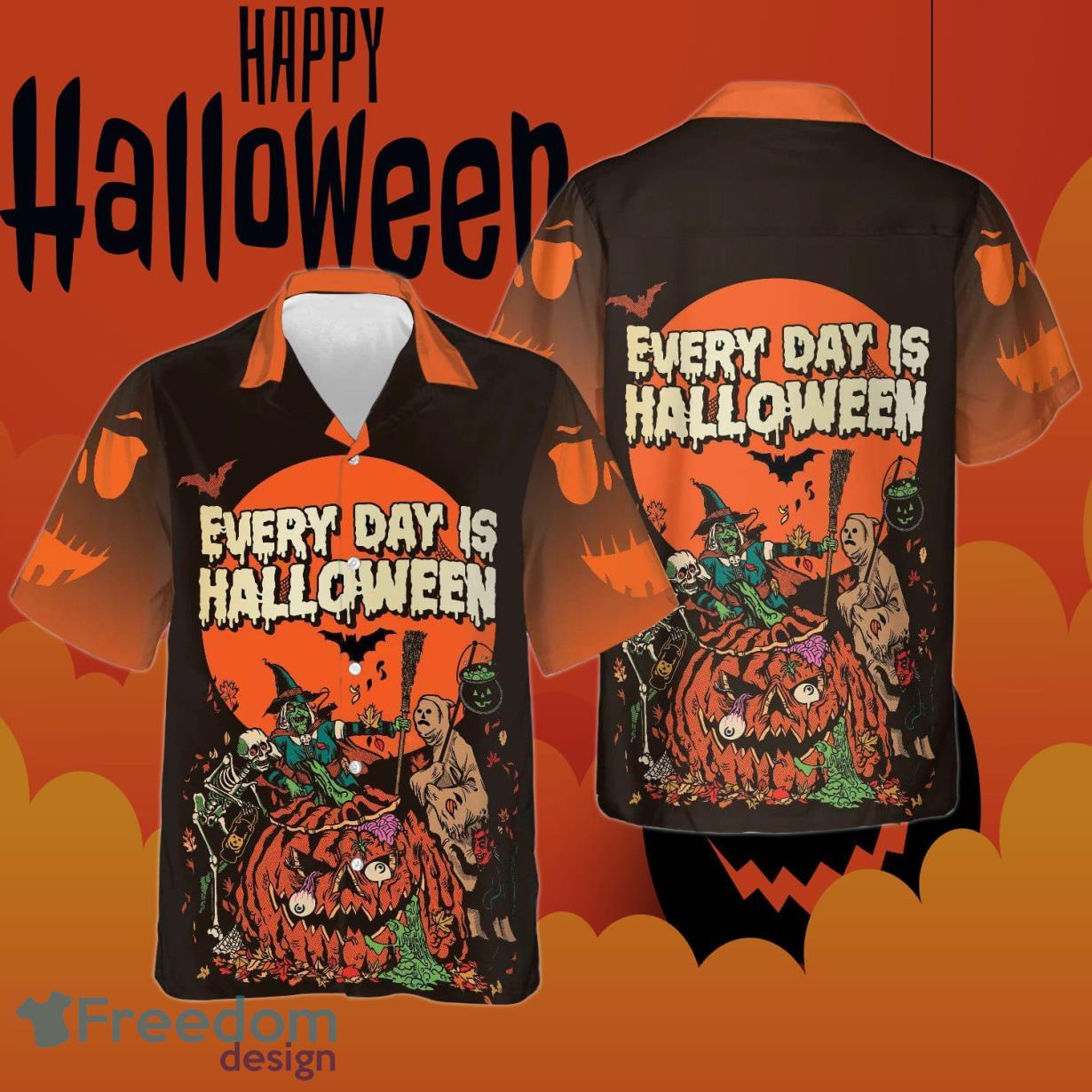 Everyday Is Halloween Hawaiian Shirt Pumpkin Themed Gifts For Halloween Lovers Product Photo 1