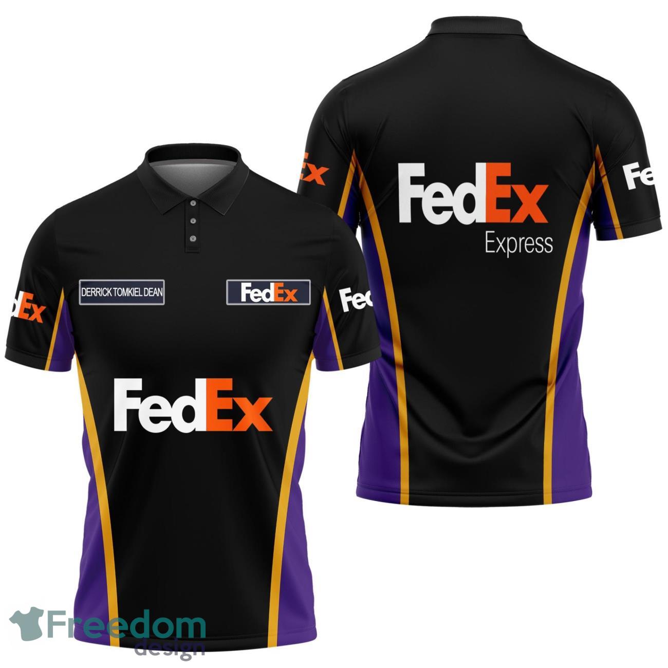 FedEx Express Custom Name Polo Shirt For Postal Worker Product Photo 1