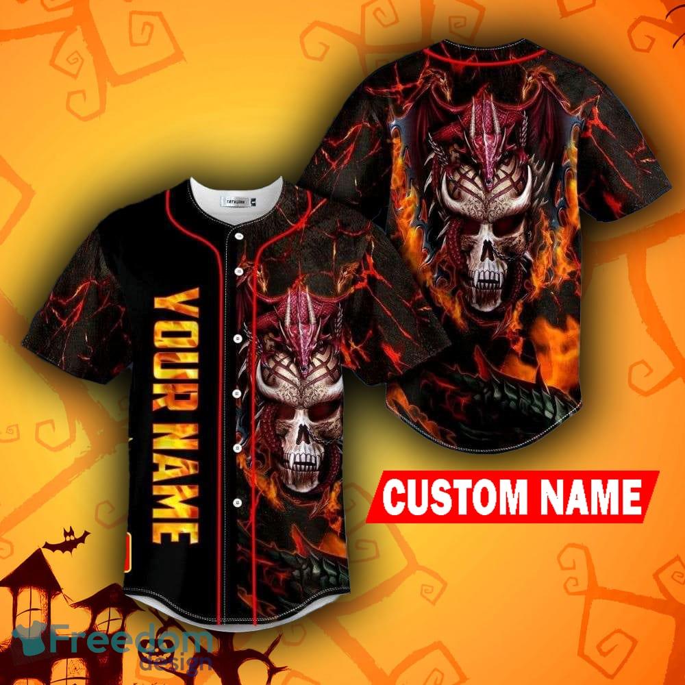 Lowest Price Cincinnati Bengals Baseball Jersey Shirt Skull Custom Name – 4  Fan Shop