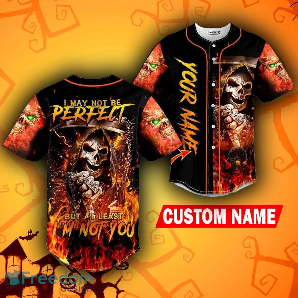 Red And Yellow Dragon Skull - Personalized Skull Baseball Jersey - The Best  Shirts For Dads In 2023 - Cool T-shirts