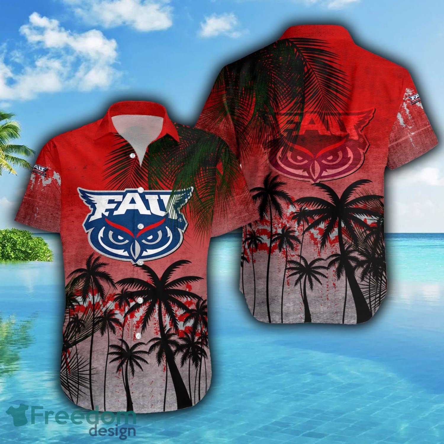 Florida Gulf Coast Eagles 3D Hawaiian Shirt Grunge Polynesian TattooNCAA  Summer Beach For Fans Gift - Freedomdesign