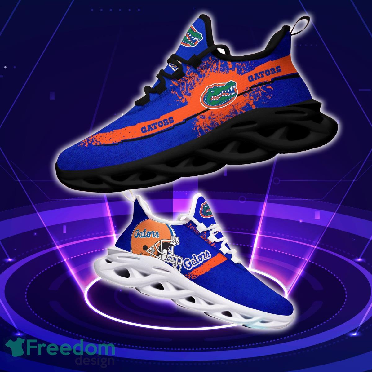 Florida Gators Logo Helmet And Splatter Background Max Soul Shoes Best Sneakers For Fans Product Photo 1