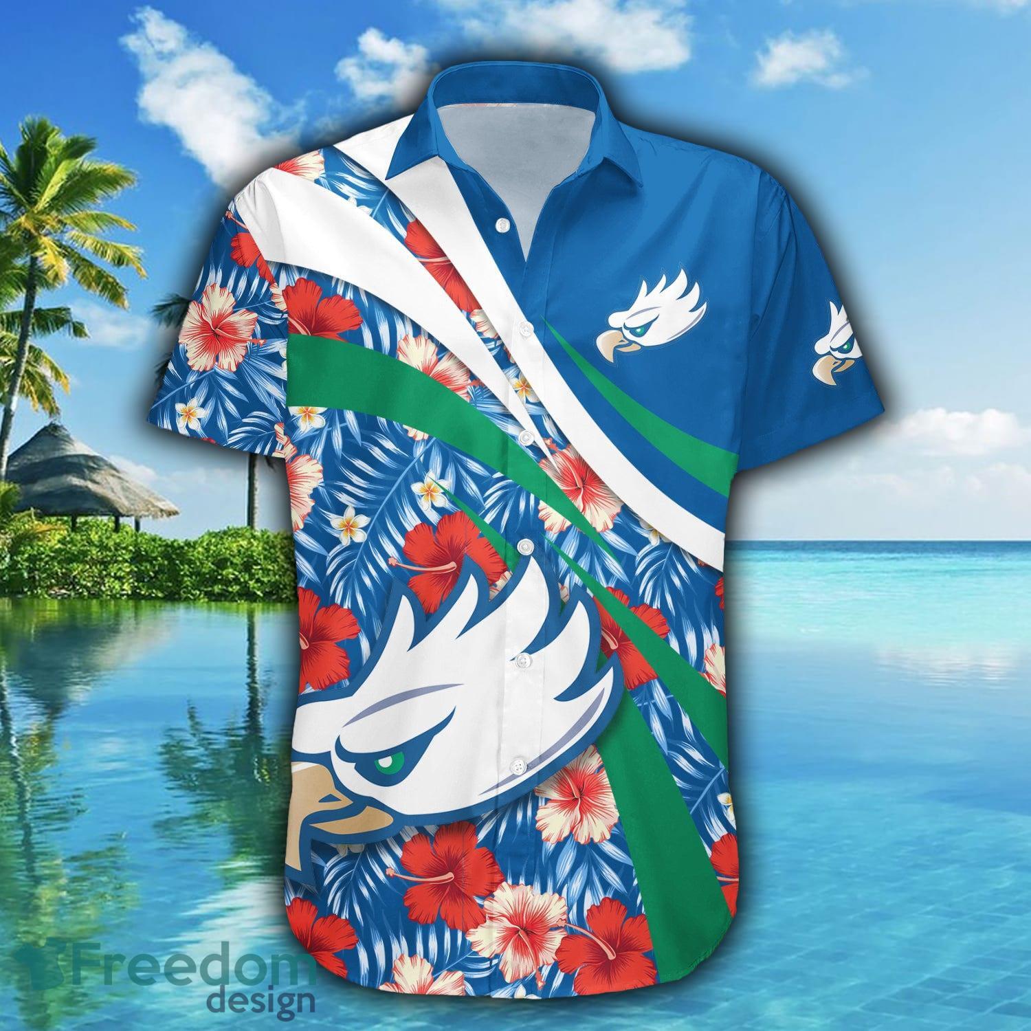 Florida Gulf Coast Eagles 3D Hawaiian Shirt Hibiscus Sport Style NCAA Summer Beach For Fans Gift - Florida Gulf Coast Eagles Hawaii Shirt Hibiscus Sport Style - NCAA_2