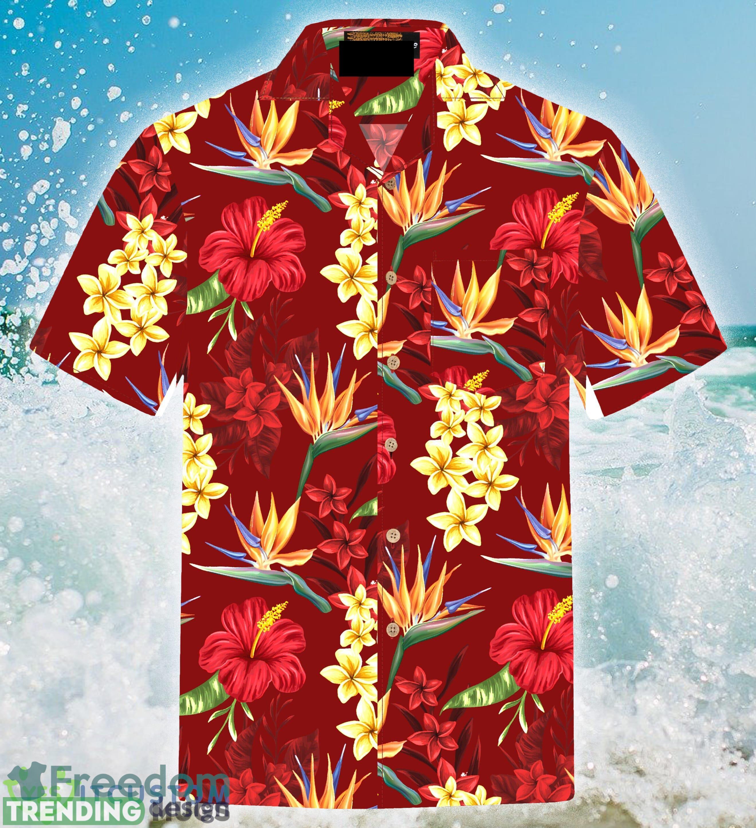 Personalized Hibiscus Flower Hawaiian Custom Summer Shirt