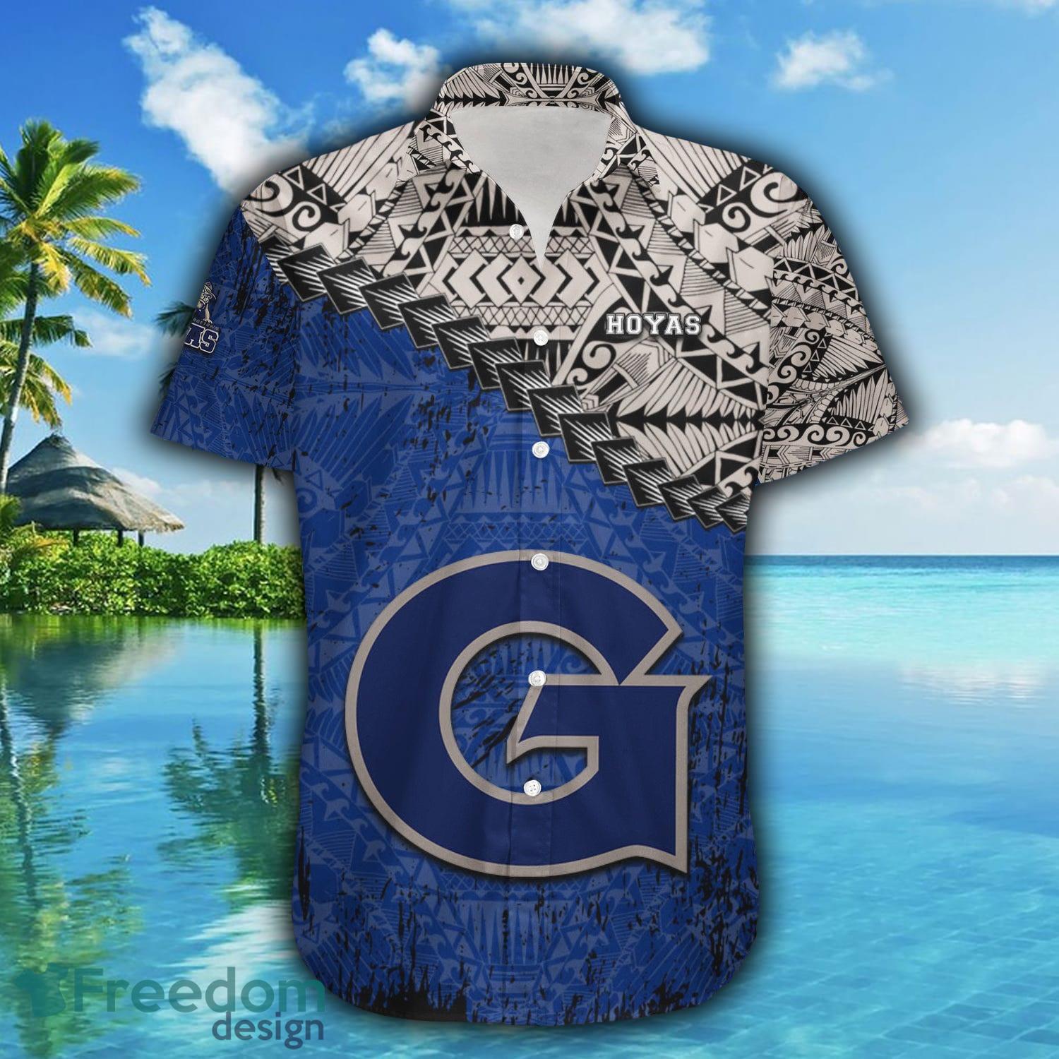 Georgia Southern Eagles 3D Hawaiian Shirt Grunge Polynesian TattooNCAA  Summer Beach For Fans Gift - Freedomdesign