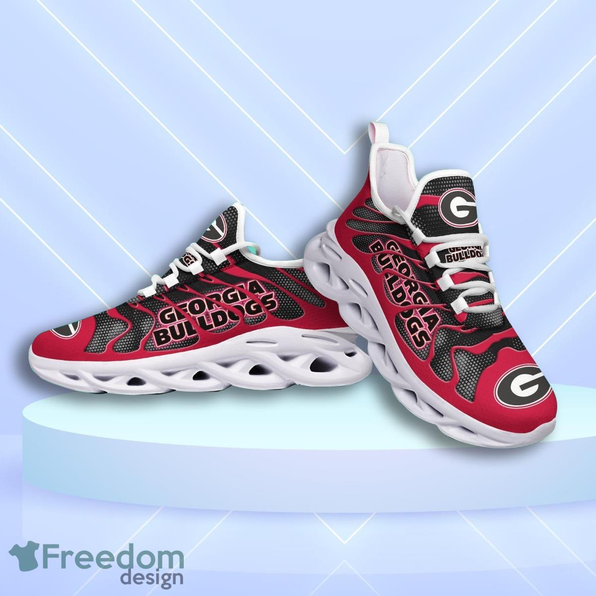 Georgia Bulldogs Logo Hole Background 3D Max Soul Shoes Product Photo 1