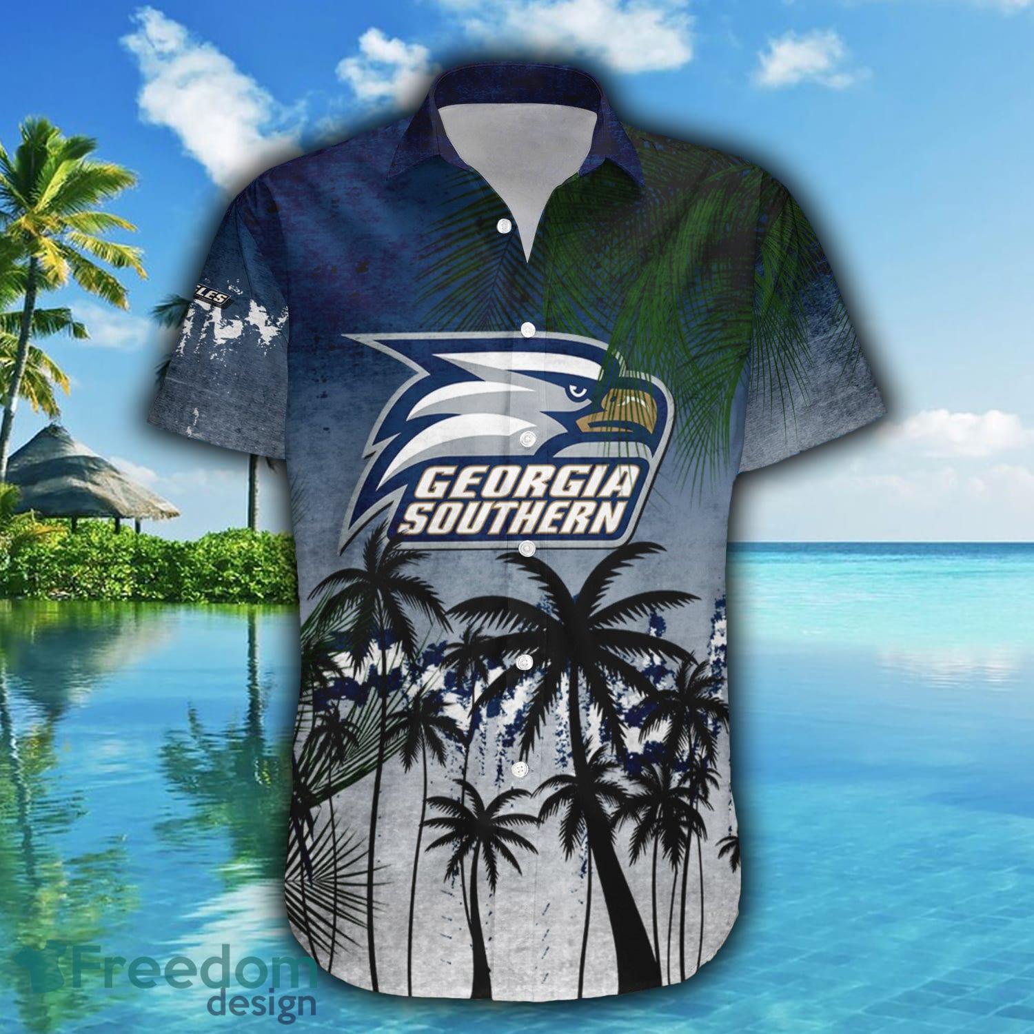 New York Mets Blue Hibiscus Blue Coconut Tree Black Background 3D Hawaiian  Shirt Gift For Fans - Freedomdesign