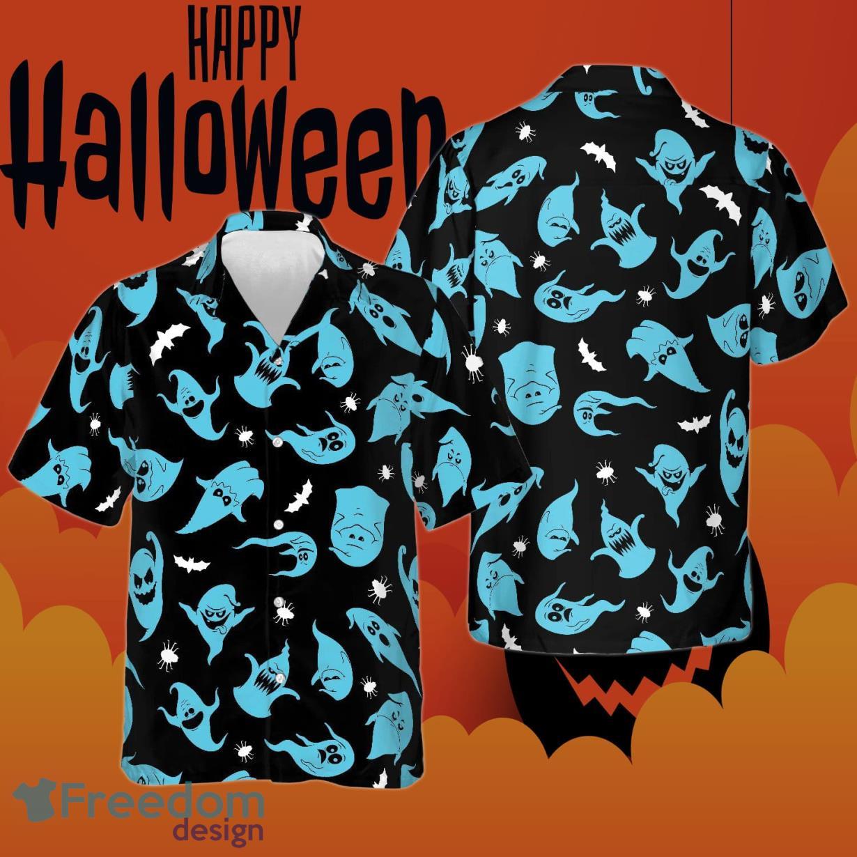 Ghosts Halloween Hawaiian Shirt Beach Short Sleeve Gifts For Halloween Product Photo 1