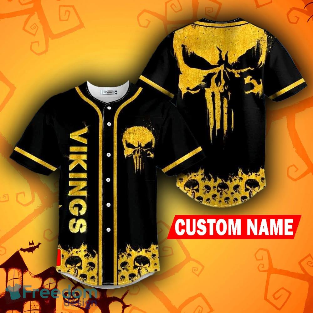 Custom San Diego Baseball Jersey Memorable Punisher Skull Camo