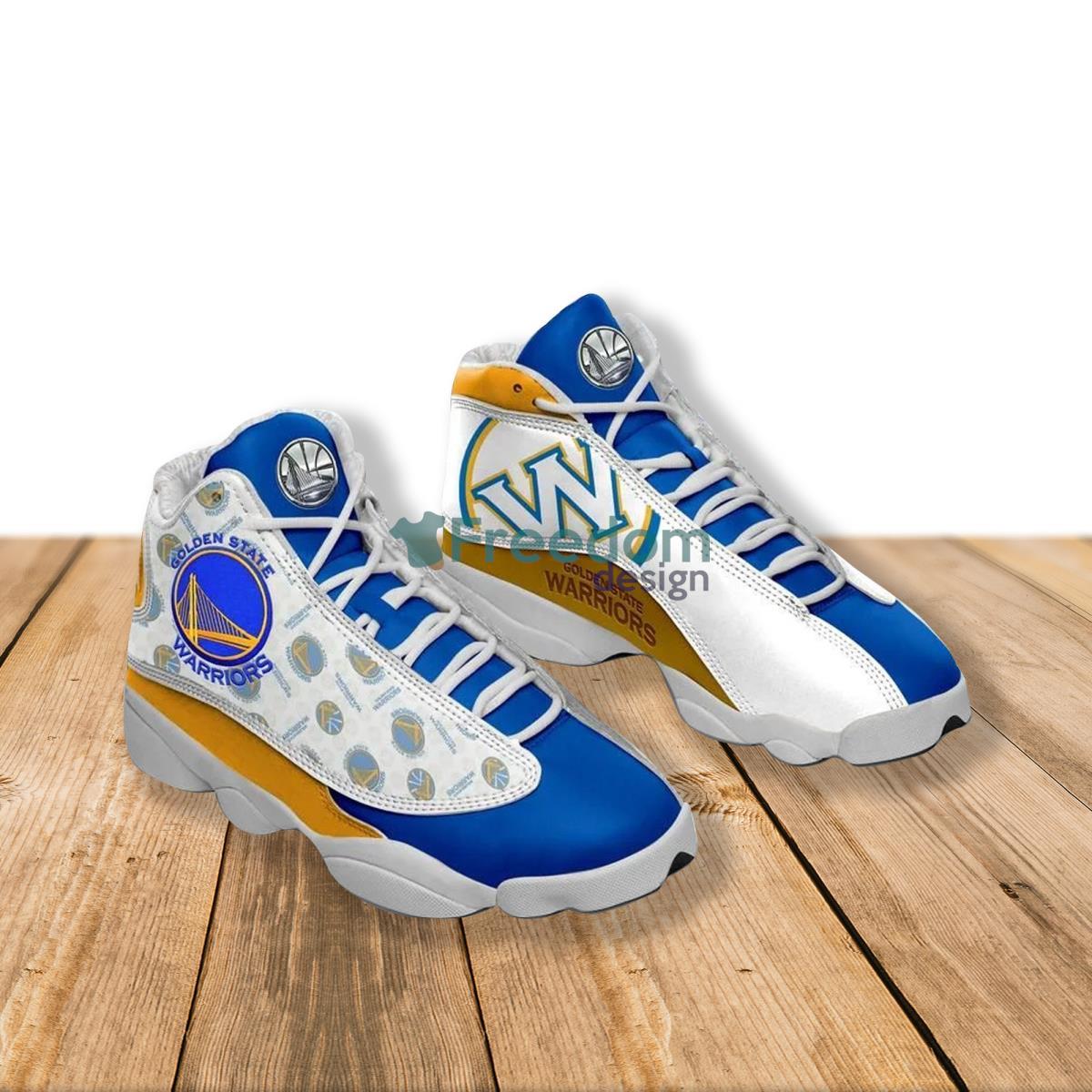 Golden State Warri Basketball Team Air Jordan13 Shoes Product Photo 1