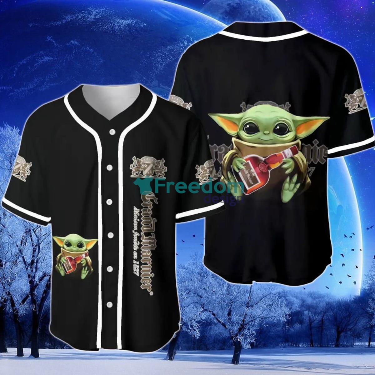 Grand Marnier Baby Yoda Baseball Jersey Product Photo 1