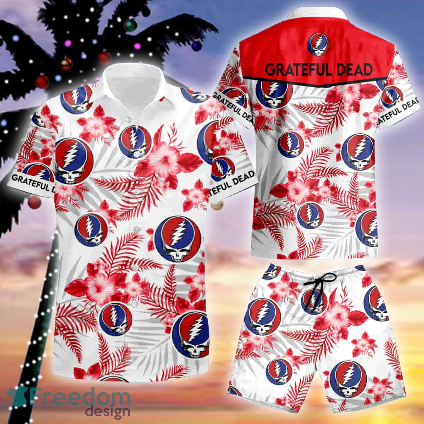 Grateful Dead Relaxed Combo Hawaiian Shirt And Short Gift Men Women -  Freedomdesign