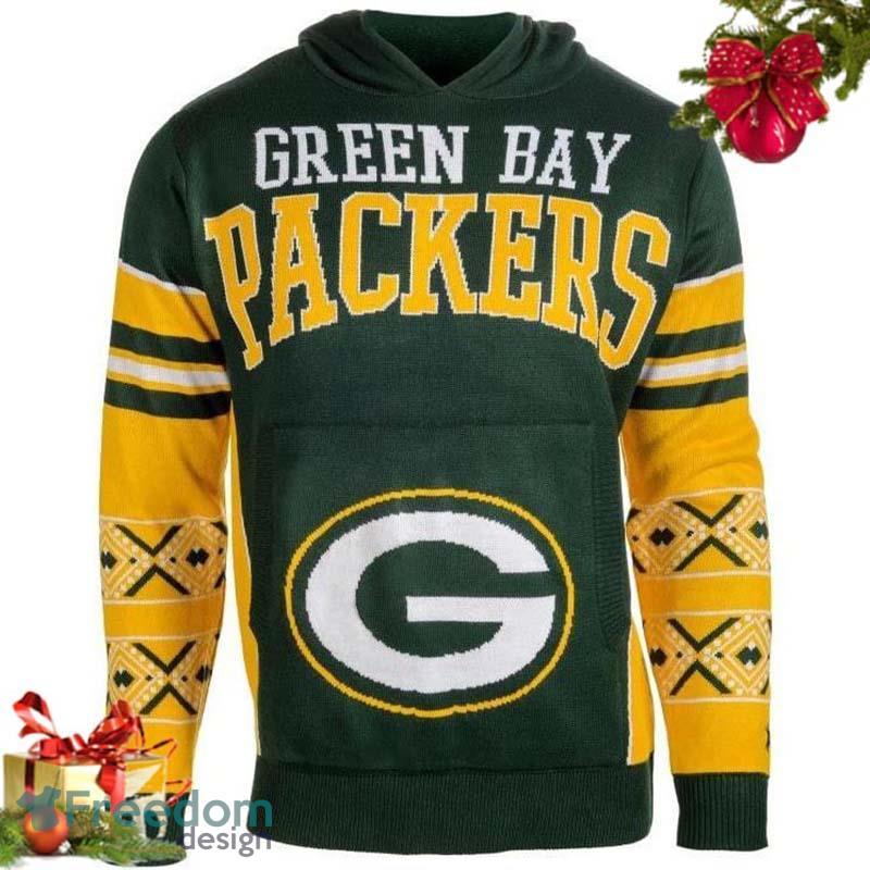 BEST Green Bay Packers Big Logo NFL Ugly Sweater