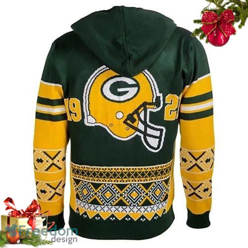 Green Bay Packers Big Logo Pullover Sweater - Gold