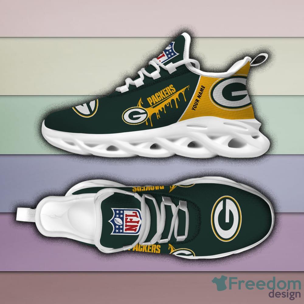 Green Bay Packers NFL Clunky Shoes Custom Name Max Soul Sneakers Ugly  Christmas Gift Fans - Freedomdesign