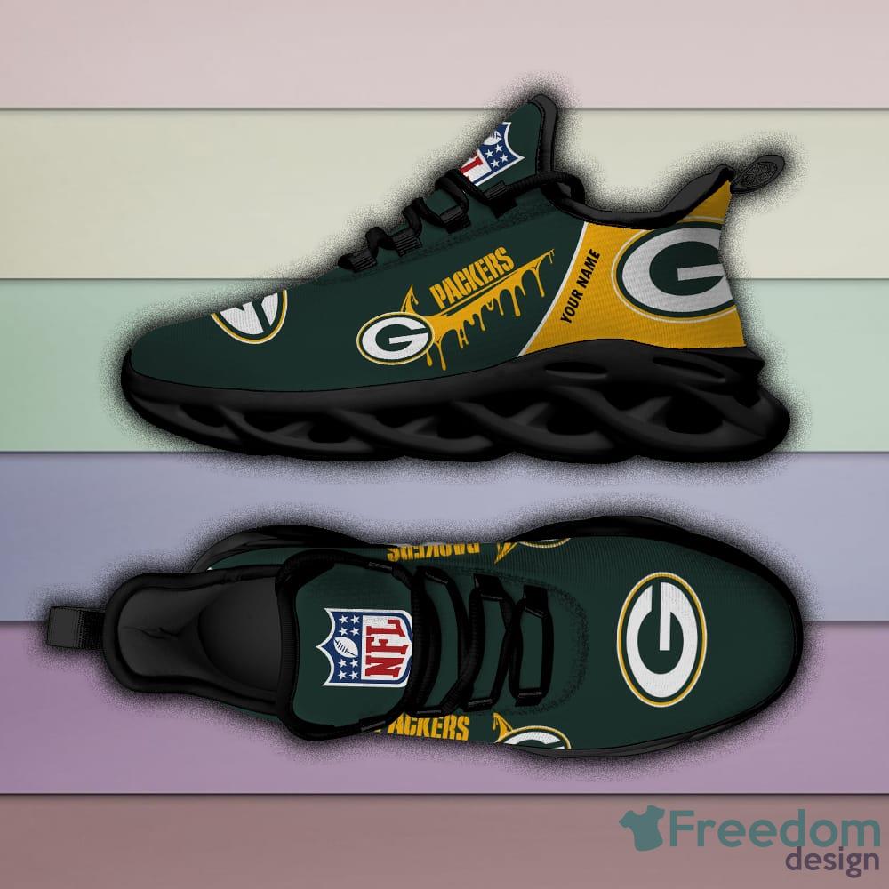 Mens And Womens Green Bay Packers Lightweight Sneakers Packers Running Shoes  5 in 2023