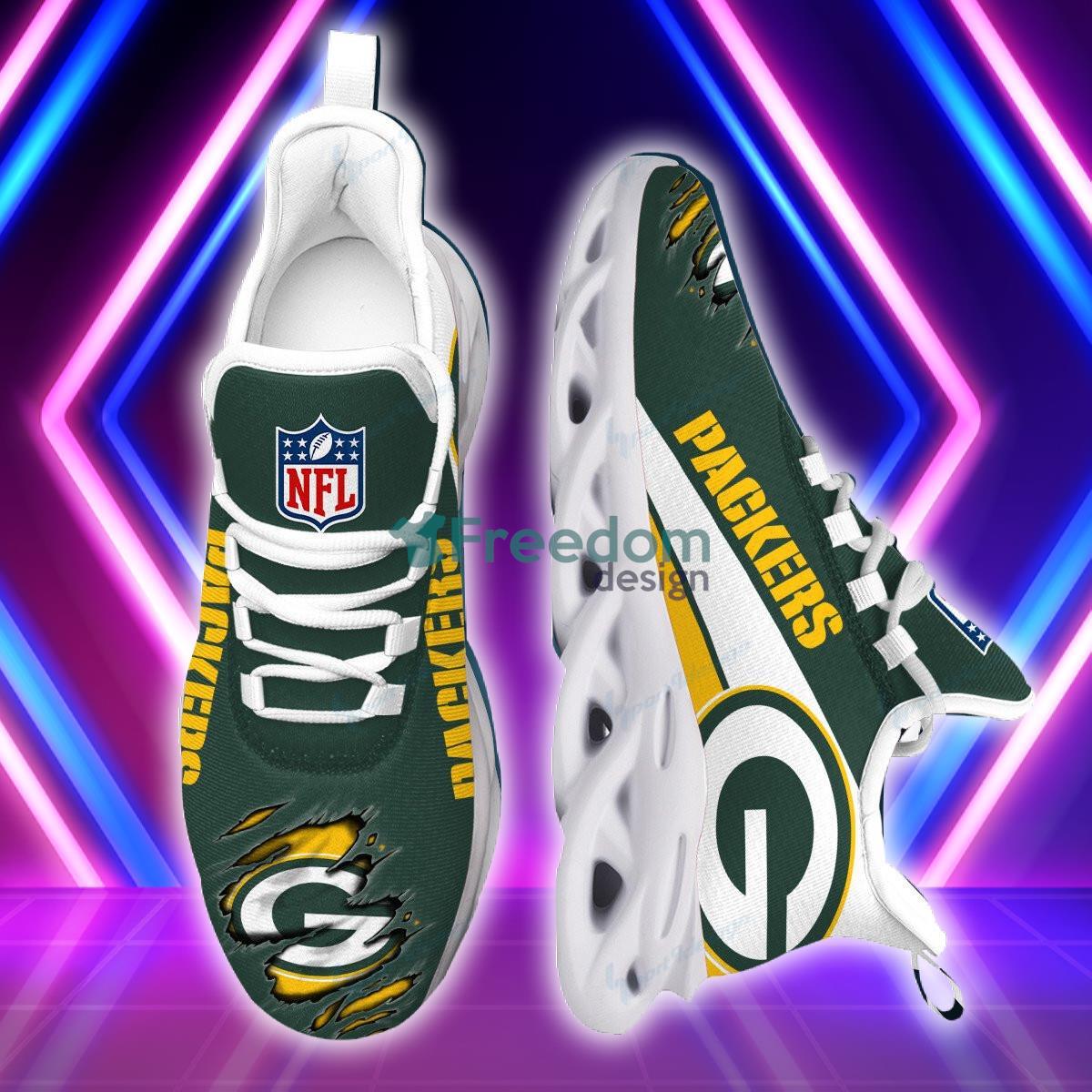 Green Bay Packers  Max Soul Shoes New Sneakers For Men Women Product Photo 2