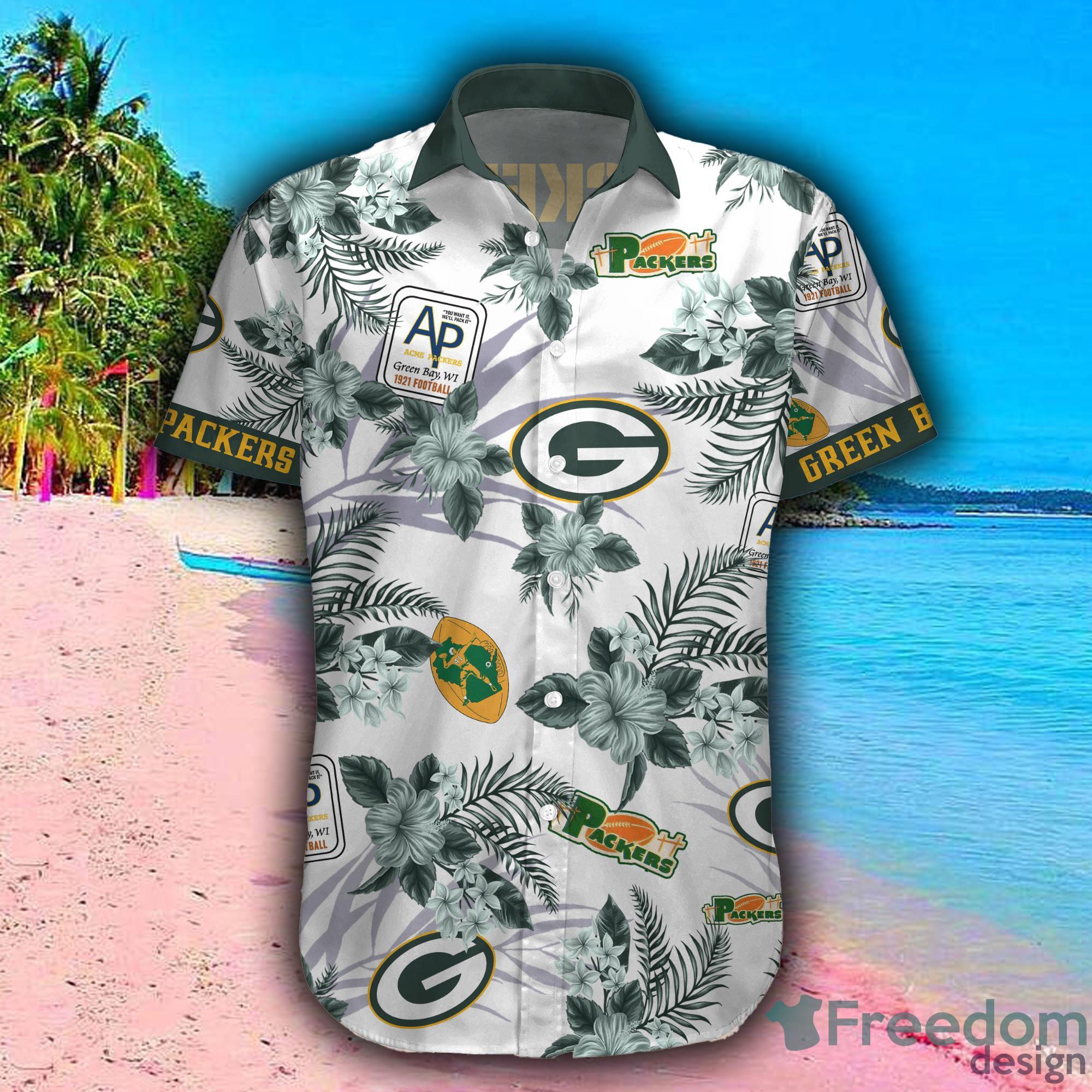 Green Bay Packers NFL Design 7 Beach Hawaiian Shirt Men And Women For Fans  Gift - Freedomdesign