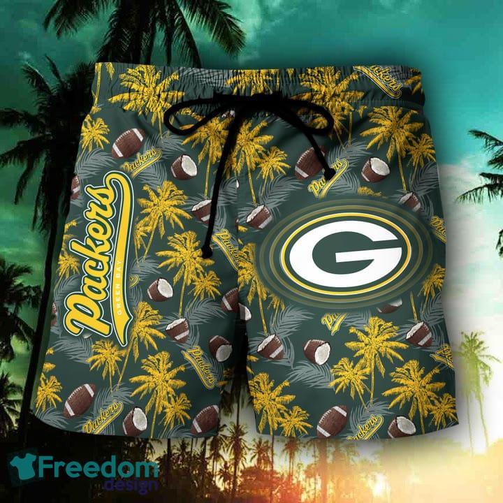 Green Bay Packers NFL Team Logo Baby Yoda Hawaiian Shirt - Freedomdesign