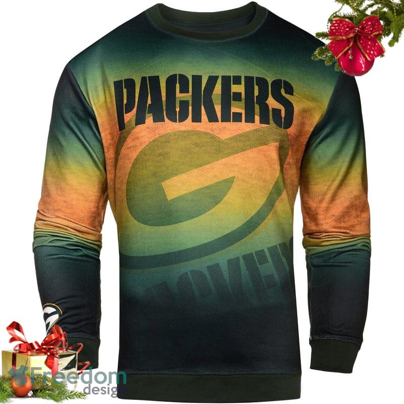 Green Bay Packers NFL Ugly Stadiums Christmas 3D Zip Hoodie Custom Number  And Name - Freedomdesign