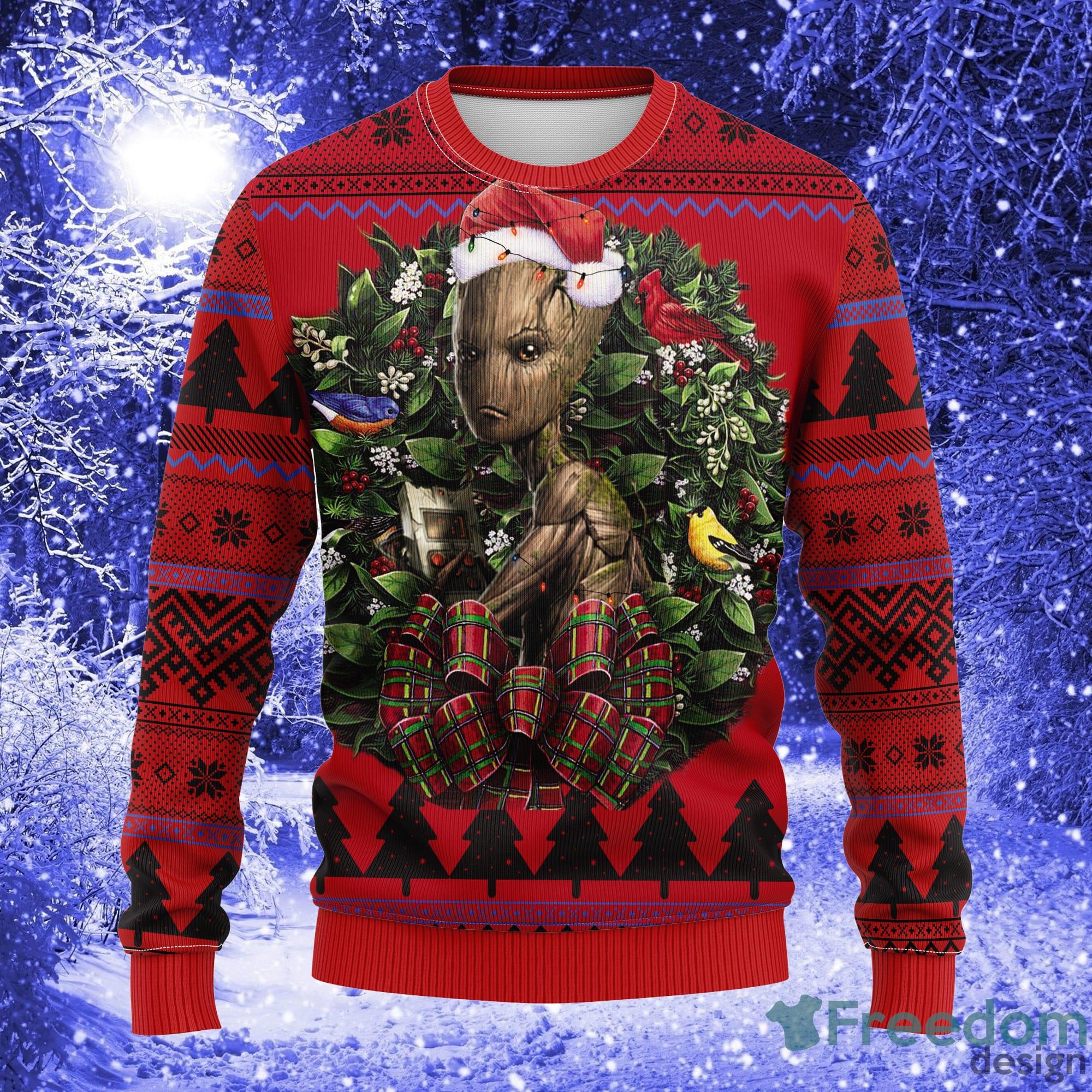 Groot Avengers Infinity War Noel Mc Thanksgiving Women Mens Ugly Christmas Sweater - Groot Avengers Infinity War Noel Mc Ugly Christmas Sweater Thanksgiving Gift_1