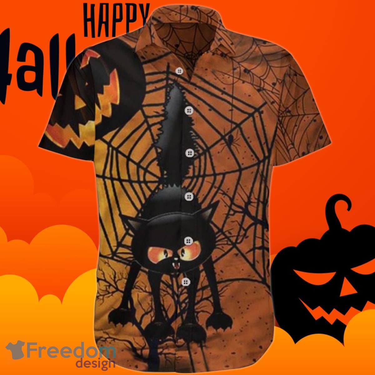 Halloween Hawaiian Shirt Cute Halloween Pumpkin Clothing Product Photo 1