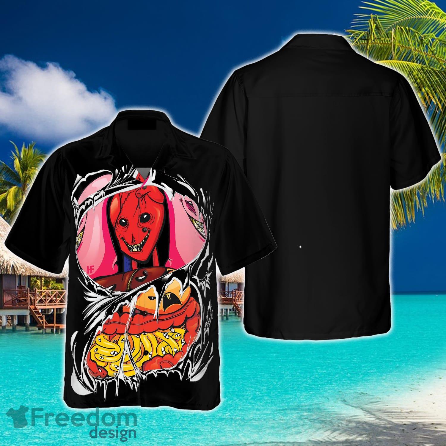 Horror Movie Face 3D Hawaiian Shirt Gift For Men And Women