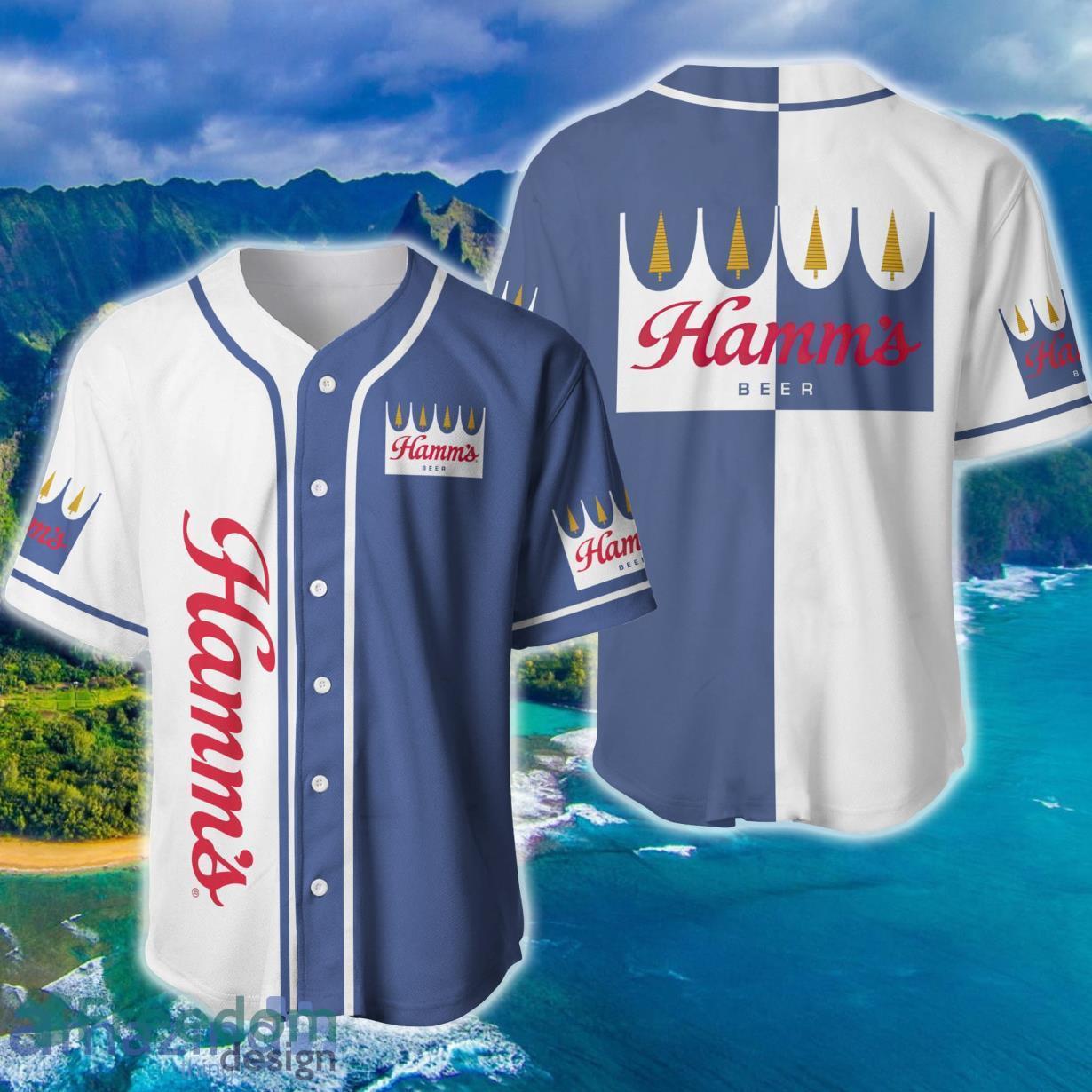 Hamms Beer Baseball Jersey For Beer Lover Product Photo 1