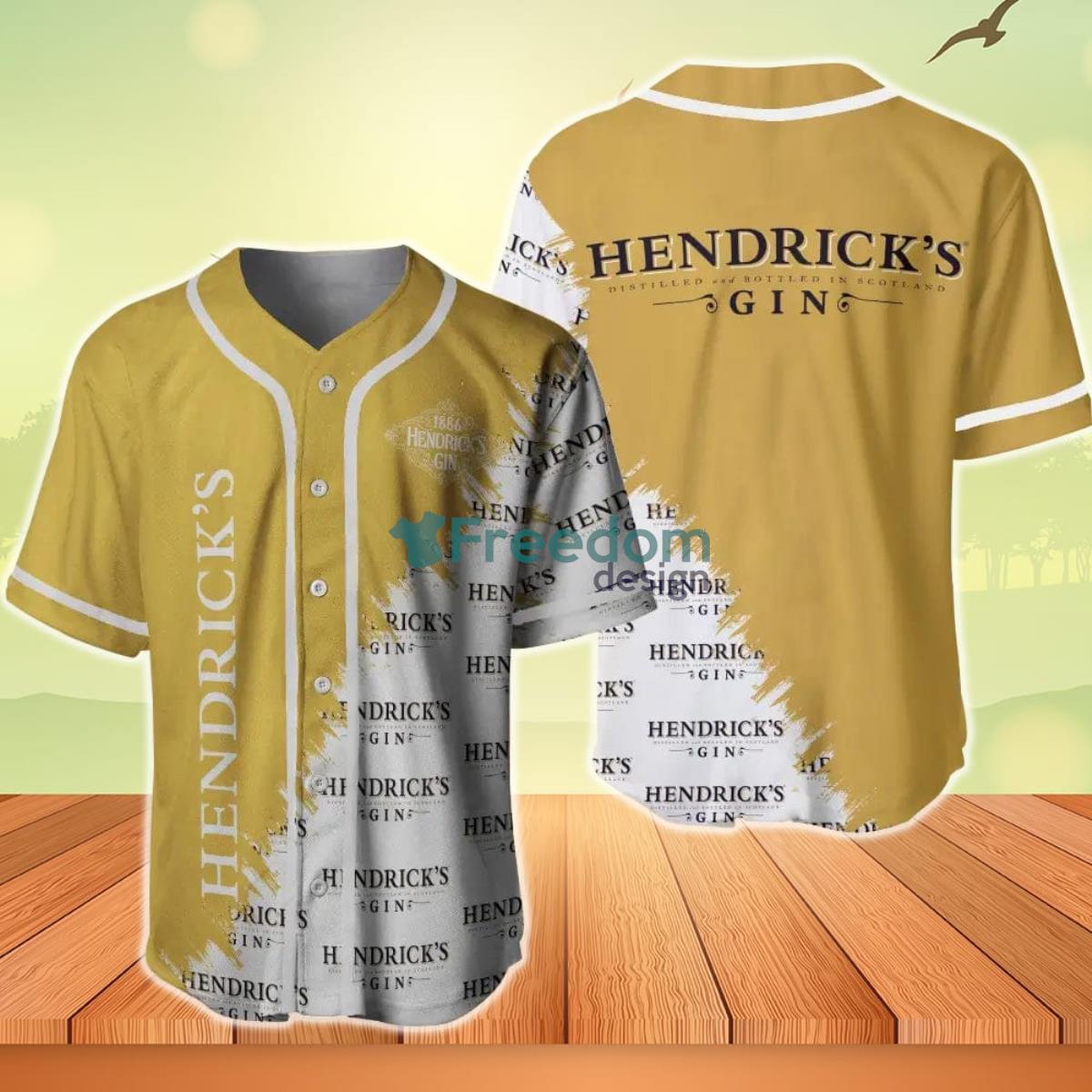 Hendrick's Gin Baseball Jersey Product Photo 1