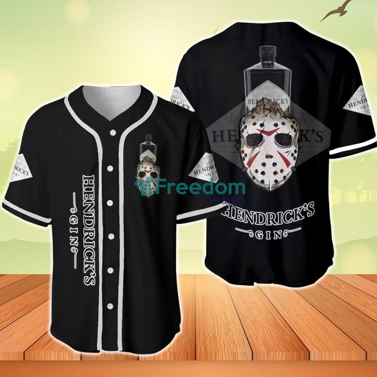 Hendrick's Gin Horror Halloween Baseball Jersey Product Photo 1