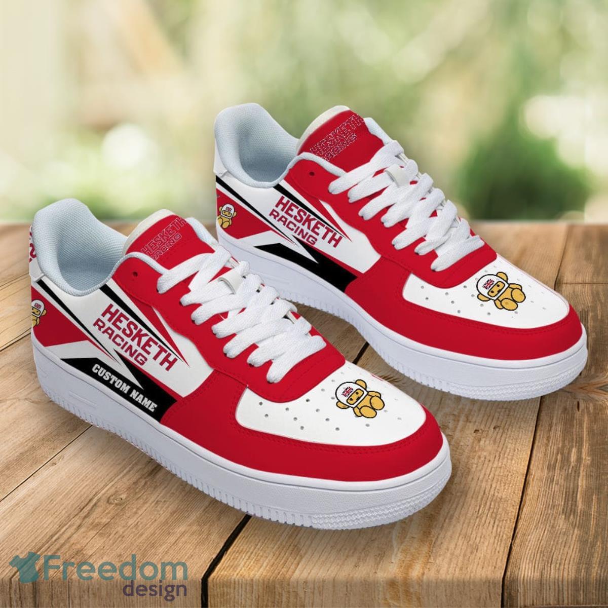 Hesketh Racing Custom Name Air Force Shoes Sport Sneakers For Men Women Product Photo 2