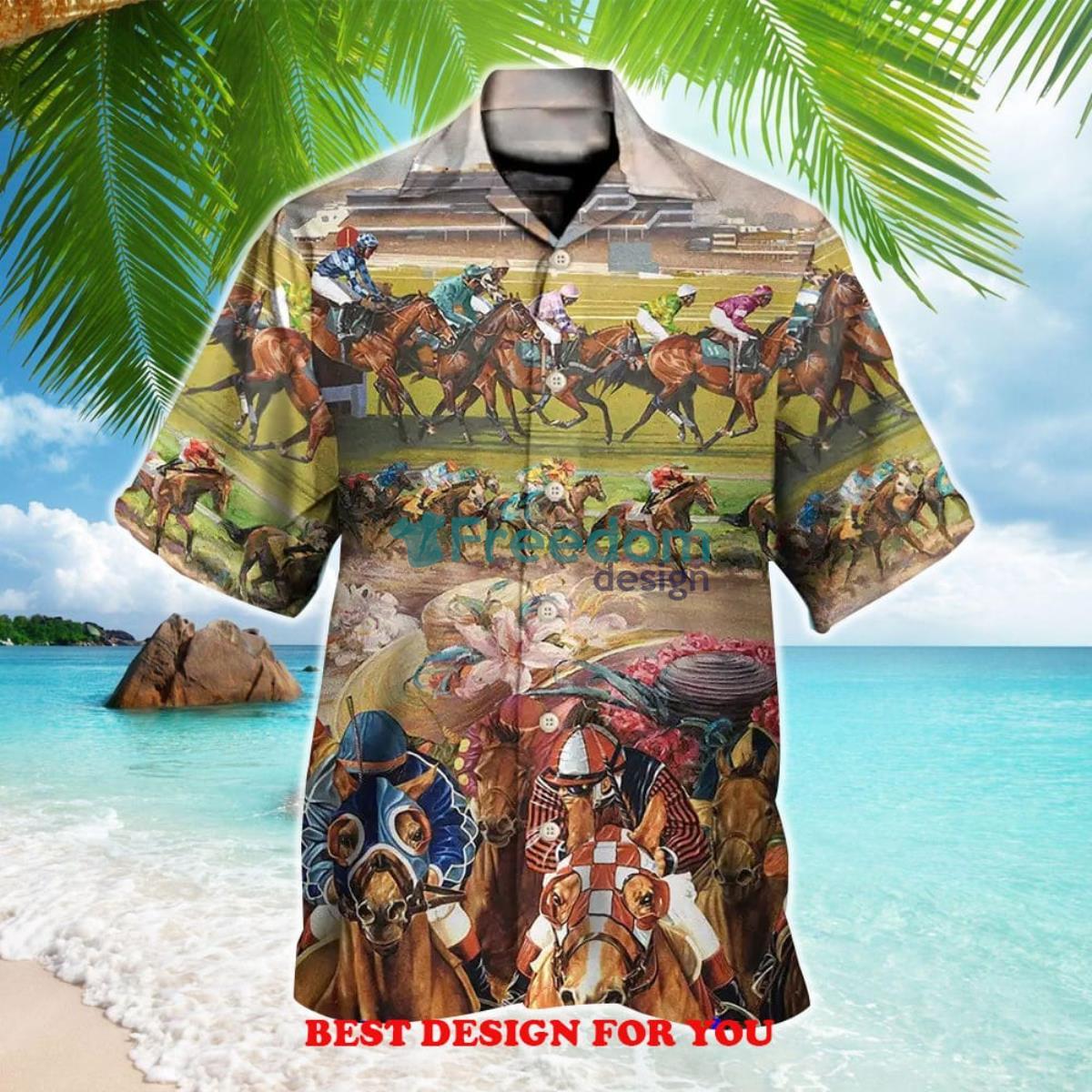 Horseback Riding What I Like People Mornings My Horse Print Over 3D Hawaiian Shirt Product Photo 1