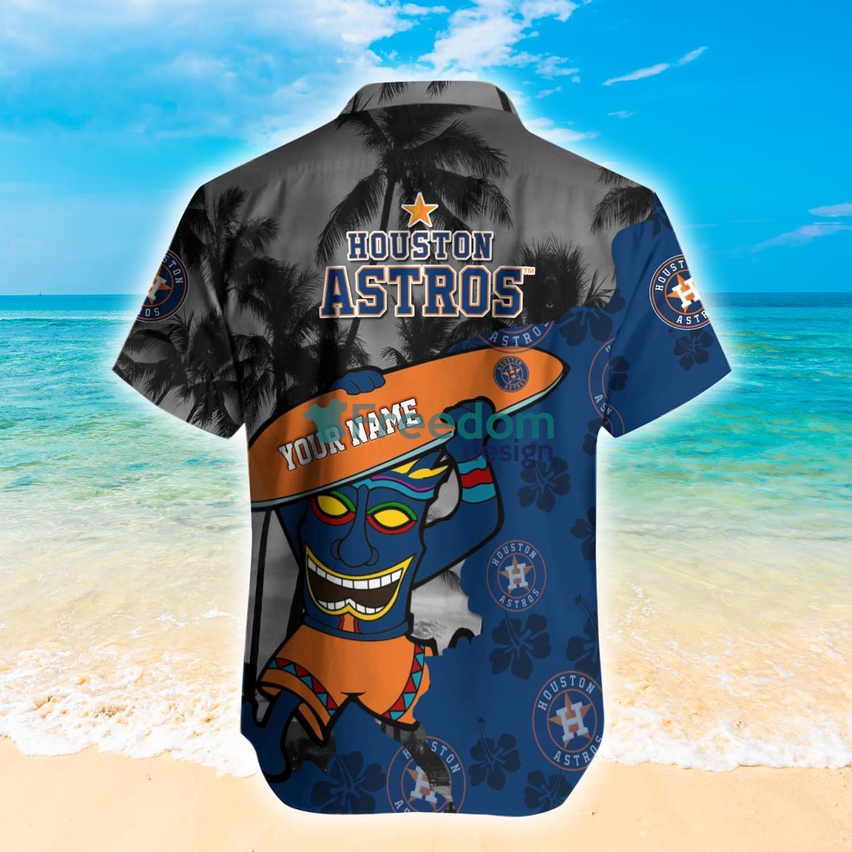 Houston Astros MLB Team Custom Hawaii Shirt Gift For Fans, Houston Astros  Hawaiian Shirt