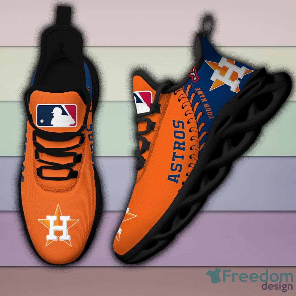 Houston Astros MLB Personalized New Max Soul Sneaker - Owl Fashion Shop
