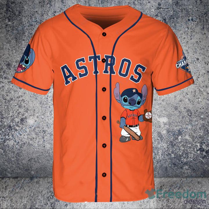 Houston Astros MLB Stitch Baseball Jersey Shirt Design 5 Custom