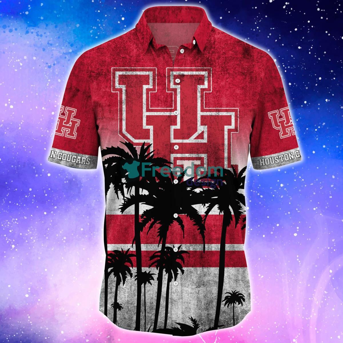 Houston Cougars Trending Hawaiian Shirt And Shorts For Fans Product Photo 2