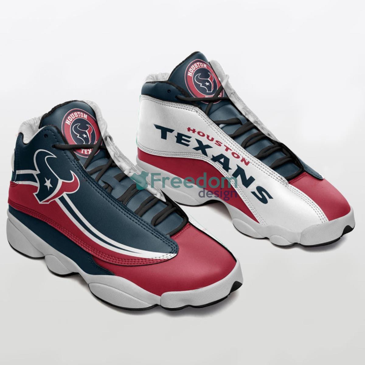 Houston Texans Football Team Air Jordan13 Shoes For Real Fans Product Photo 1