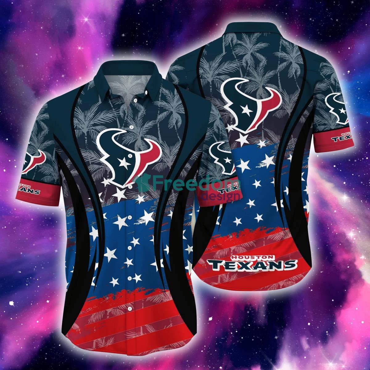 Houston Texans NFL Hawaiian Shirt Trending Style For Fans - Freedomdesign