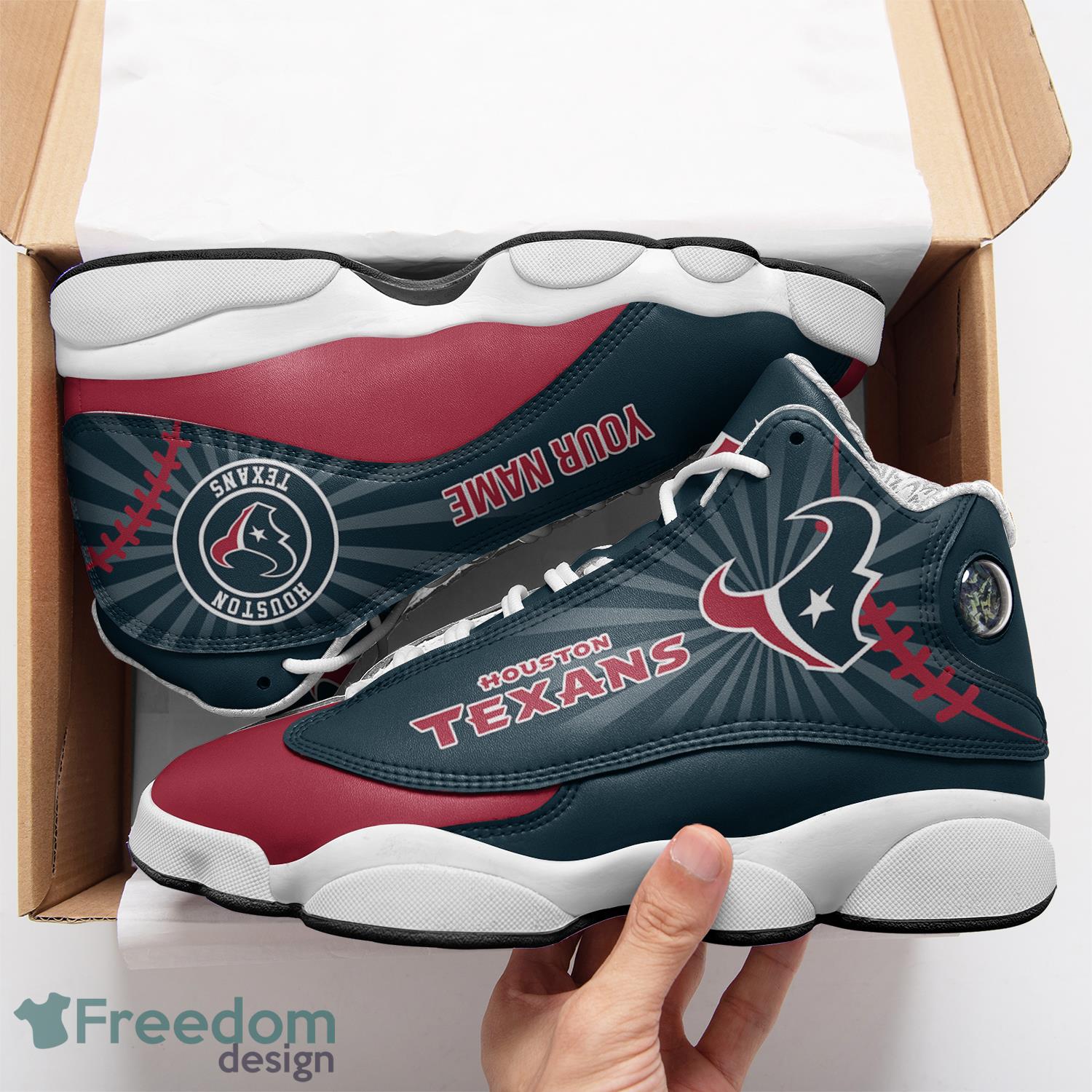 Arizona Cardinals Premium NFL Team Sneakers Custom Name Air Cushion Shoes  For Fans - Banantees