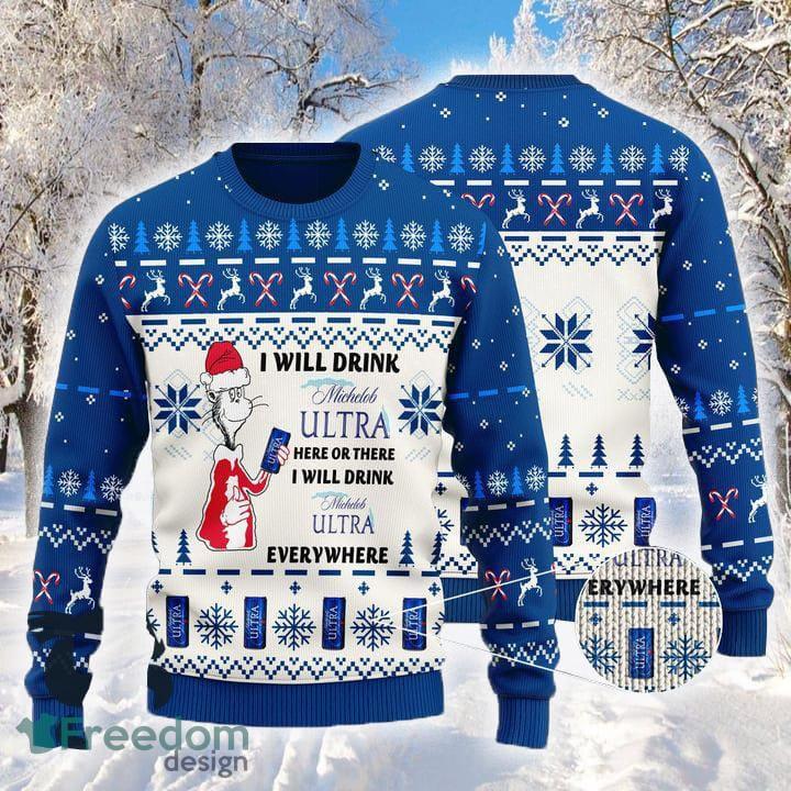 Michelob Ultra Christmas Gift Ugly Christmas Sweater