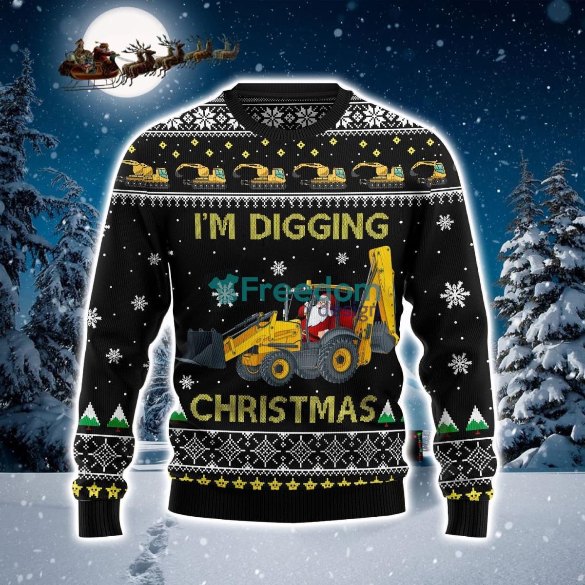 I'm Digging Christmas Ugly Christmas Sweater Product Photo 1