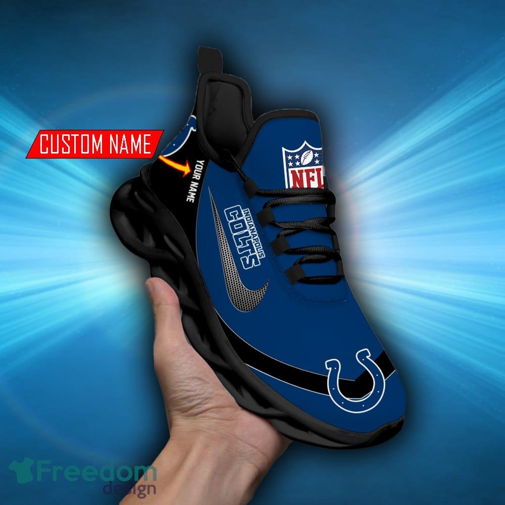 Indianapolis Colts Custom Name Luxury NFL Max Soul Shoes Design 8 Chunky  Sneakers For Men And Women - Banantees