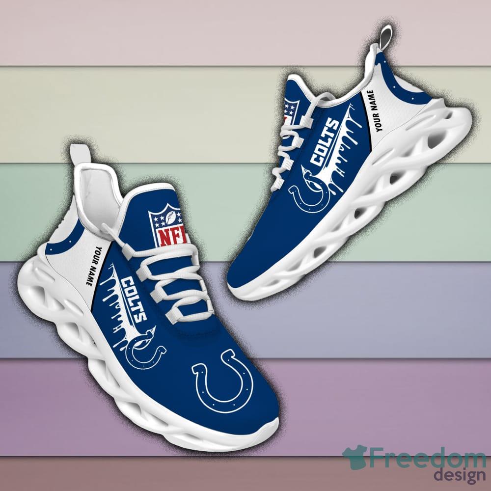 Indianapolis Colts NFL Air Cushion Sports Shoes Custom Name For