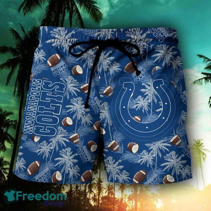 Indianapolis Colts Hawaiian Shirt, Shorts, Combo Hawaiian Shirt